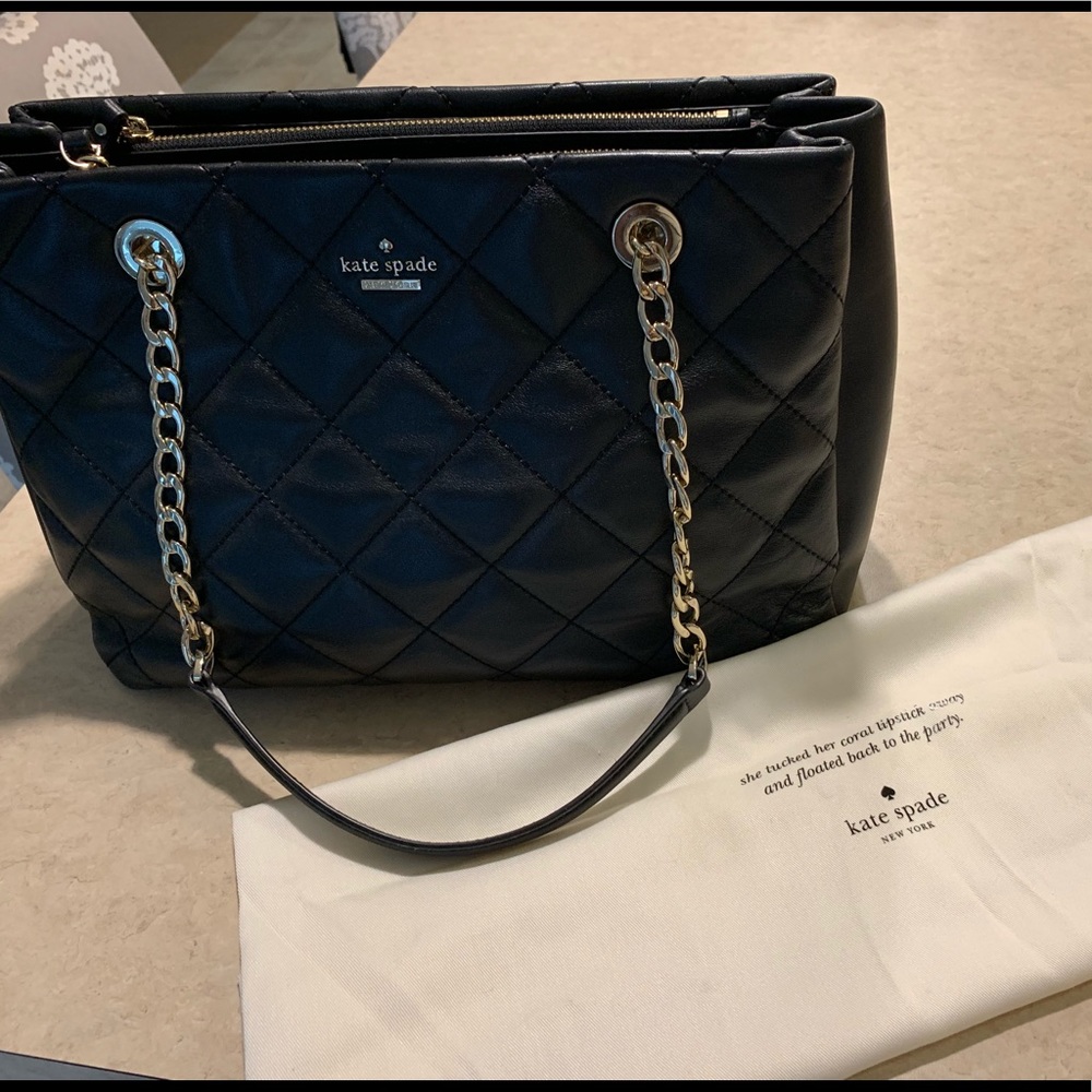 Kate Spade Quilted Leather Tote